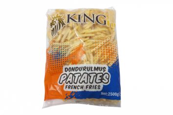 KING FRY PATATES 7X7 2500 GR*4